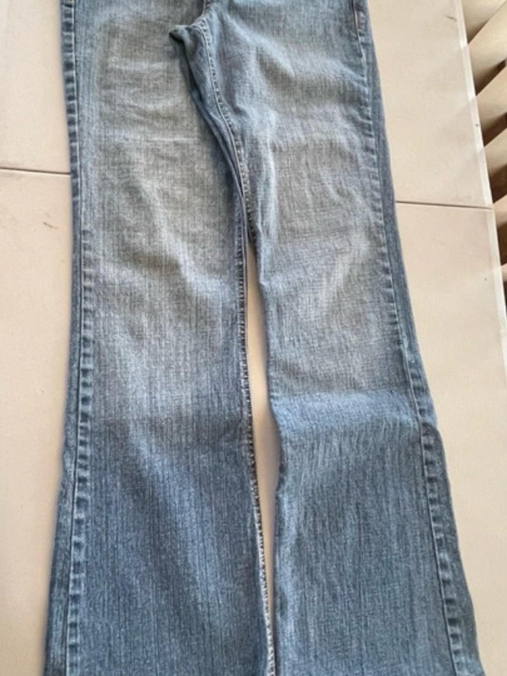 Rewind Women's Light Blue Straight-Leg Jeans
